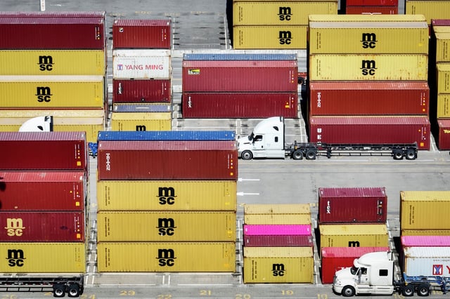 The Port of Oakland in Oakland had a busy July, and that rate continued into the first week of August.
