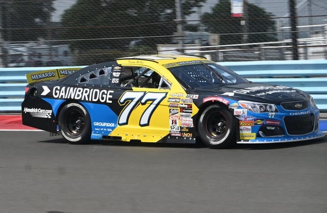 Tristan McKee entering turn 2 during the ARCA Menards Series General Tire 100 at the Glen, 8/8/2025 (Photo: Phil Allaway)