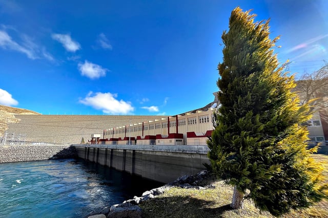 La Central Hidroeléctrica Alicurá, de AES, en Río Negro.