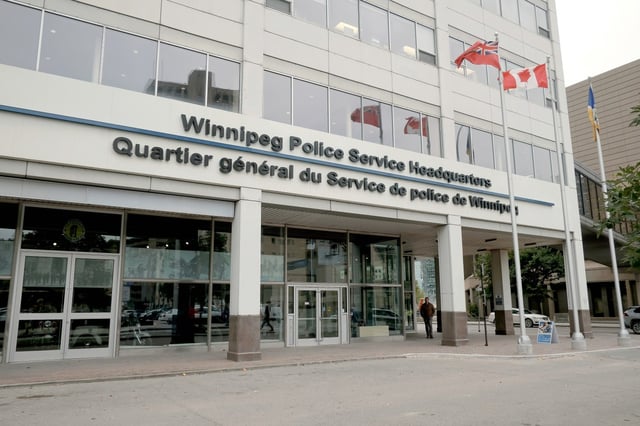 Const. Elston Bostock, a 22-year member of the Winnipeg Police Service, was charged on Wednesday with criminal offences that include committing indignity to human remains, trafficking of a control substance, obstruction of justice and knowingly distributing an intimate image. (Shutterstock)