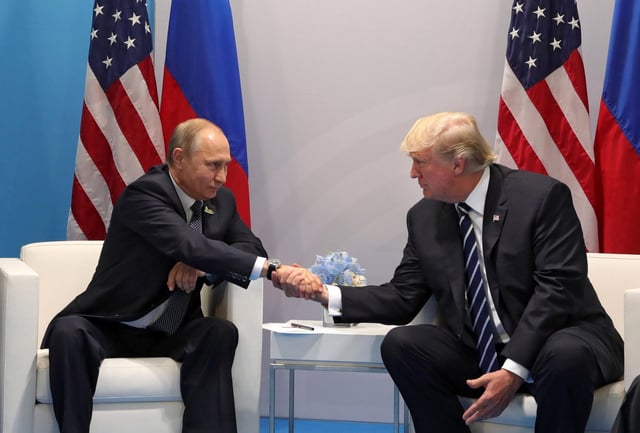 Donald Trum y Vladímir Putin