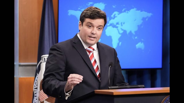 The US State Department’s principal deputy spokesperson Tommy Pigott told reporters that America would pursue a “full and frank” dialogue with India. (AFP)