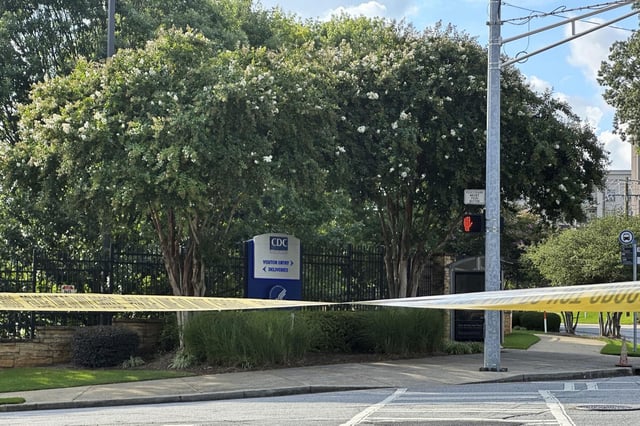 Cordón policial en Atlanta.