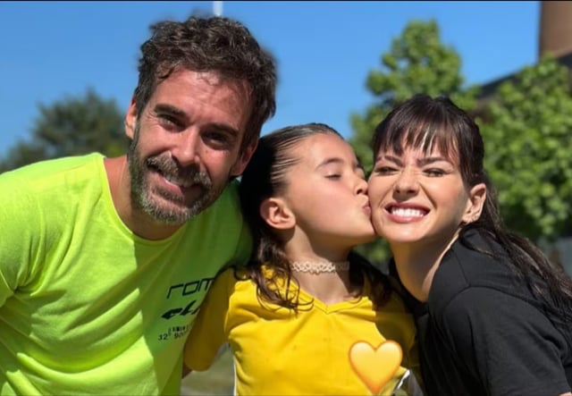 La China Suárez y Nicolás Cabré juntos con su hija. (Foto: Instagram)