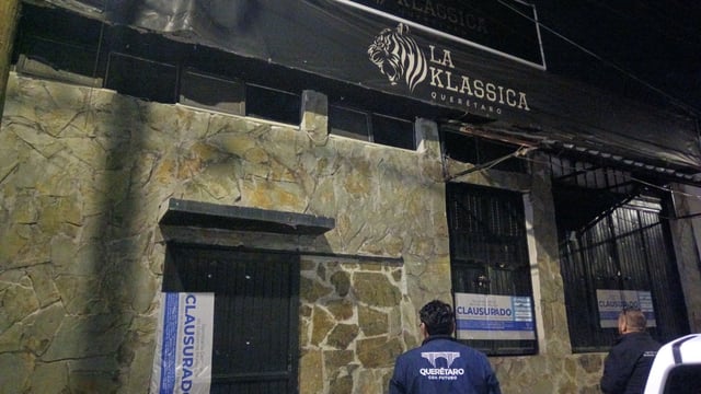 Autoridades municipales clausuraron el antro La Klassica por operar fuera del horario permitido. /Cortesía