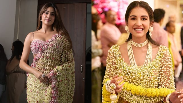 Janhvi Kapoor's quirky saree decoded