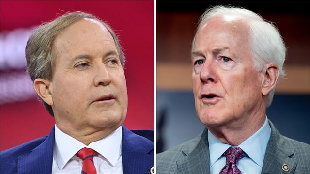 Ken Paxton and John Cornyn.