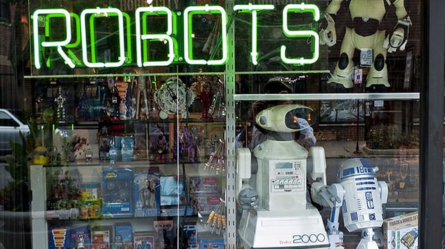 China robot shop.