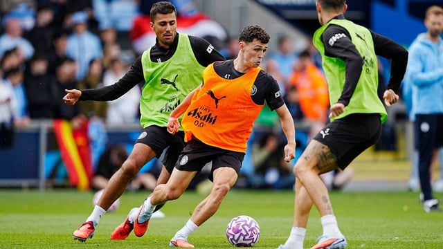 Phil Foden and Rodri | Image:  PA via AP