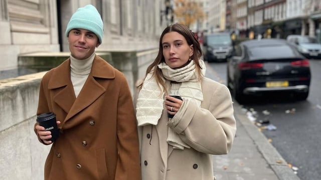 Justin and Hailey Bieber enjoyed a romantic dinner at Giorgio Baldi before Jack's first birthday.