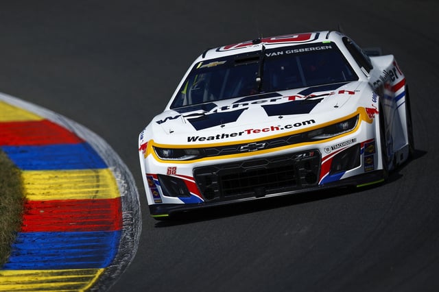 Shane van Gisbergen in the #88 WeatherTech Chevrolet Camaro.
