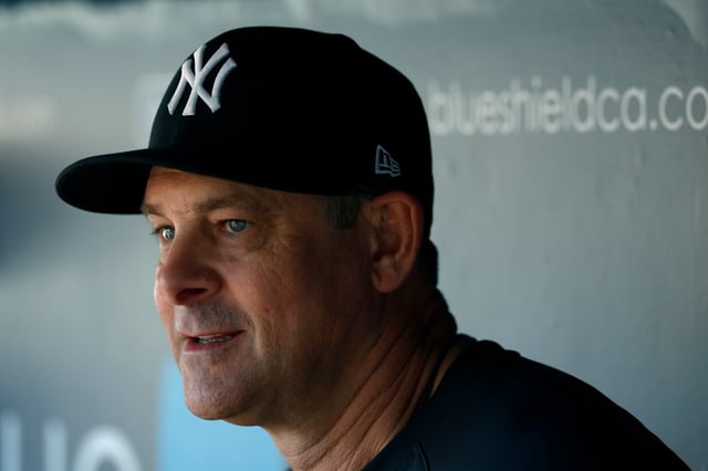 Yankees&#39; Aaron Boone was not introduced during Old-Timers&#39; Day introductions.