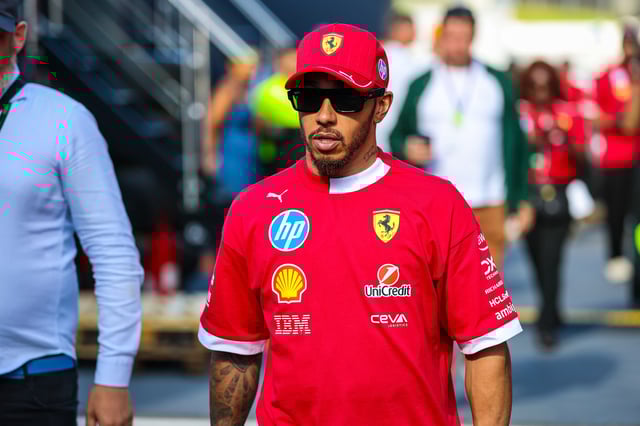 Lewis Hamilton of Great Britain and Ferrari walks in the paddock during the F1 Grand Prix of Austria at Red Bull Ring on June 29, 2025 in Spielberg, Austria.