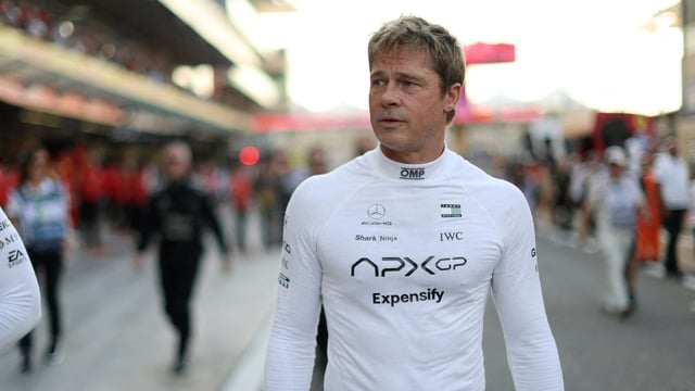 Brad Pitt, seen in F1, is an A-lister with several blockbusters under his belt.