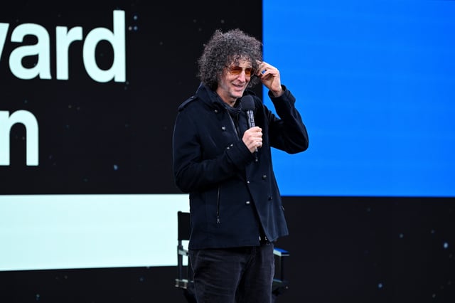 NEW YORK, NEW YORK - NOVEMBER 08: Howard Stern speaks onstage during the SiriusXM Next Generation: Industry &amp; Press Preview at The Tisch Skylights at The Shed on November 08, 2023 in New York City. (Photo by Bryan Bedder/Getty Images)