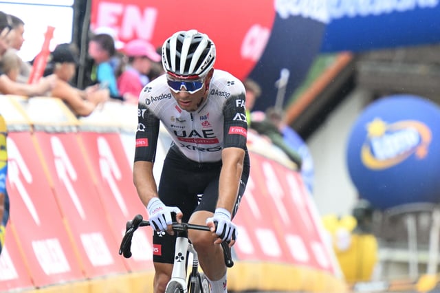 Filippo Baroncini hatte auf der dritten Etappe der Polen-Rundfahrt, einen schweren Unfall.
