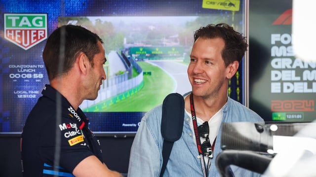 Sebastian Vettel besucht immer mal wieder Rennen der Formel 1.