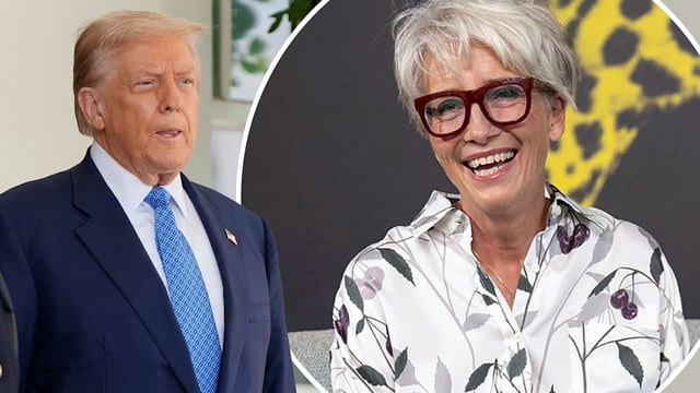 Pietät ist nicht so Trumps Sache. Filmstar Emma Thompson kann davon ein Lied singen.