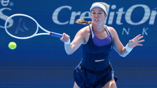 Danielle Collins lost to Taylor Townsend in the opening round of the Cincinnati Open. Courtesy: Reuters