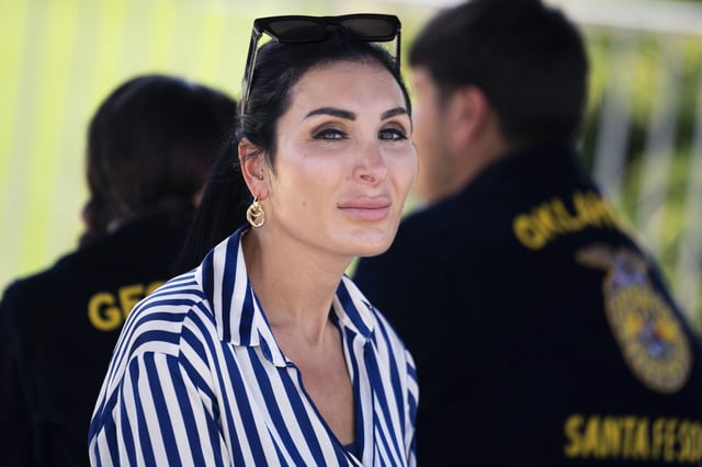 Laura Loomer is seen outside the U.S. Capitol on Thursday, June 12, 2025.