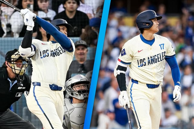 Shohei Ohtani pegó su cuadrangular 40 de la temporada, durante el juego Azulejos vs Dodgers. (Foto: @dodgers)