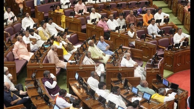 An Ai training session for legislators underway at the UP legislative assembly in Lucknow on August 10. (HT photo)