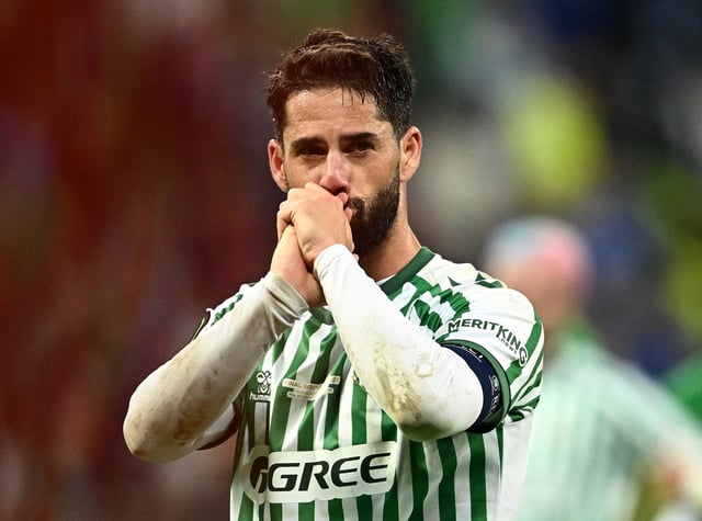 Soccer Football - Conference League - Final - Real Betis v Chelsea - Wroclaw Stadium, Wroclaw, Poland - May 28, 2025  Real Betis' Isco looks dejected after the match REUTERS/Dylan Martinez/File Photo