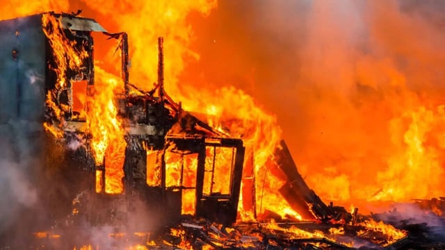 Waldorf House Fire