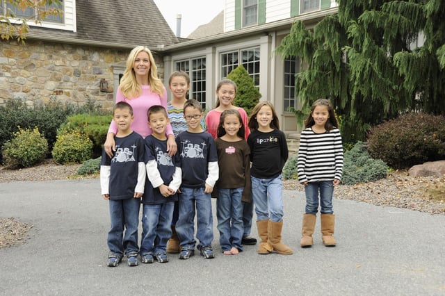 Season Two of "Celebrity Wife Swap" kicks off with reality television mom Kate Gosselin ("Kate Plus 8")
KATE GOSSELIN, JOEL KEVIN GOSSELIN, COLLIN THOMAS GOSSELIN, MADELYN "MADY" KATE GOSSELIN, AADEN JONATHAN GOSSELIN, CARA NICOLE GOSSELIN, LEAH HOPE GOSSELIN, ALEXIS FAITH GOSSELIN, HANNAH JOY GOSSELIN