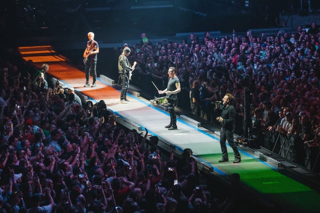 Los integrantes de U2 se expresaron respecto de la crisis humanitaria en Gaza. (Foto web/Suzanne Patterson).