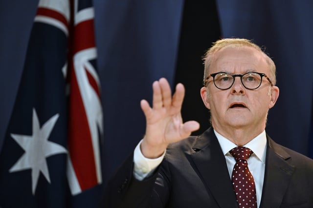 El primer ministro de Australia, Anthony Albanese