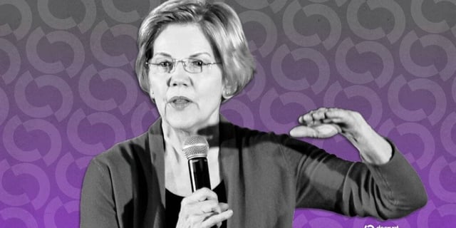 Elizabeth Warren Senator Elizabeth Warren stablecoin Trump World Liberty Financial GENIUS Act CLARITY Act