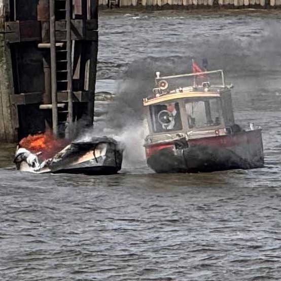 Hamburg – Schock-Moment auf der Elbe! Eine dreiköpfige Familie erlebt am Sonntag auf ih...