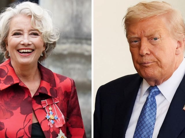 Emma Thompson confesó que estuvo al borde de una cita con Donald Trump.