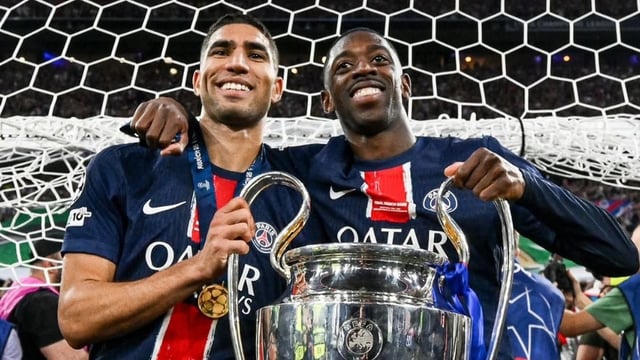 Tensión en el PSG: Hakimi y Dembelé enfrentados por el Balón de Oro