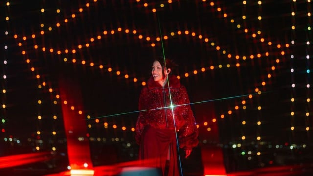 María Becerra se prepara para su tercer show en River Plate.