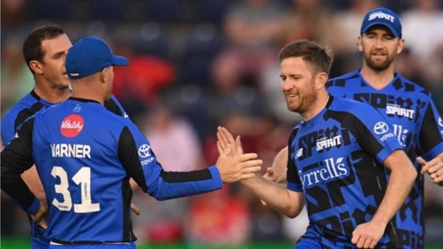 London Spirit players celebrating after taking a wicket at The Hundred 2025 | Image: Instagram/@londonspirit