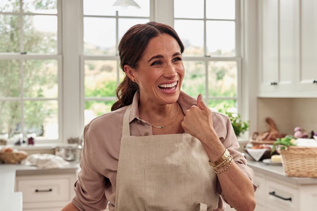 Meghan Markle films her Netflix show With Love, Meghan, released in March 2025.