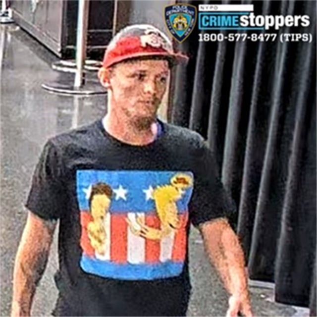 A suspect is wanted after throwing a sex toy at a WNBA game in Brooklyn.