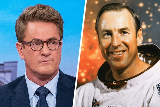 Joe Scarborough and astronaut Jim Lovell