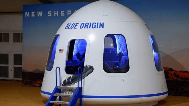 Blue origin opens crypto checkout for new shepard spaceflights via shift4