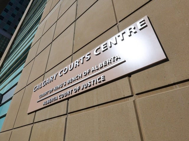 The Calgary Courts Centre on May 28, 2025.