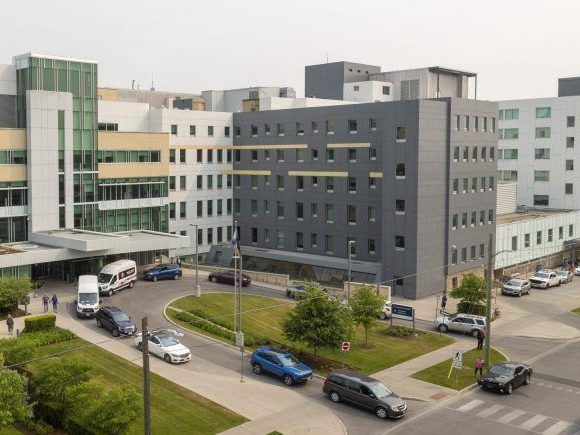  St. Joseph’s Health Care London on Grosvenor Street in London. Photograph taken on Monday, June 5, 2023. (Mike Hensen/The London Free Press)