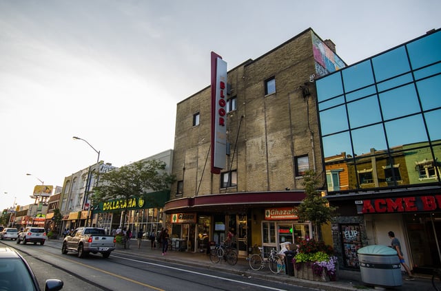 The Hot Docs Ted Rogers Cinema on Bloor Street West in Toronto. 