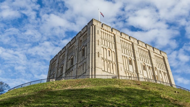 Norwich Castle keep exterior. Photo: © Norfolk Museums Service.