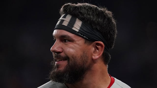 Aug 9, 2025; Arlington, Texas, USA; Philadelphia Phillies outfielder Kyle Schwarber (12) looks on during a pitching change in the eighth inning in a game against the Texas Rangers at Globe Life Field. Mandatory Credit: Raymond Carlin III-Imagn Images