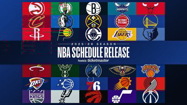 Get ready for the 2025-26 NBA Schedule Release presented by Ticketmaster