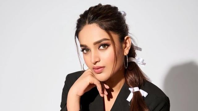 Nidhhi Agerwal spoke about her non-involvement in using a government car for a store opening. (Photo credit: Instagram/nidhhiagerwal)