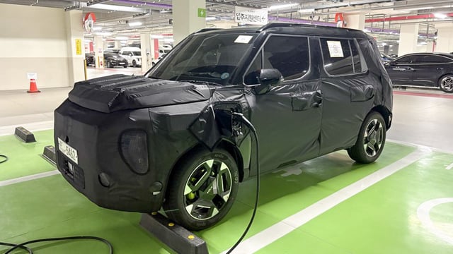 Kia Syros EV Spied