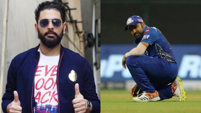  Yuvraj Singh caught up with a viral sensation who rose to fame because of Rohit Sharma.